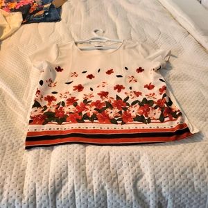 LP Ann Taylor Floral Blouse